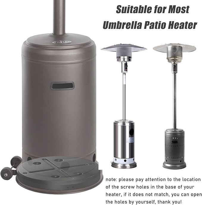 Outdoor Sand Box Water Box Weight Bladder for Patio Heater - Maximum Capacity 25 lbs, Suitable for Most Umbrella Heaters