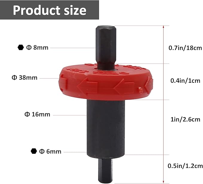 Electric Start Drill Bit, Engine Lawn Mower Jump Starter Adapter Replacement for Troy bilt, Replacement for Craftsman Speed Start bit, no Manual Pull to Start