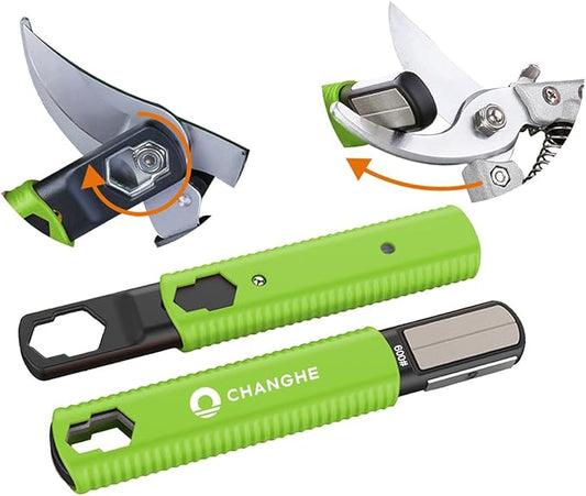 Multi Garden Tool Blade Sharpener - For Sharpening Lawn Mower Blades, Garden Pruners, Axe, Machete, Hedge Shears, Scissors, Hatchets, Pocket Knife Sharpener, speedy sharp sharpener