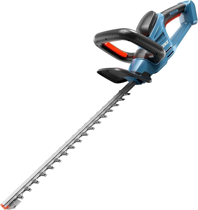 SENIX HTX2-M-0 X2 20 Volt Max* 18-Inch Battery Powered Cordless Hedge Trimmer with Brushless Motor, Double-Sided Dual Action Blades, 3/4" Cutting Capacity, Tool Only, Battery Not Included