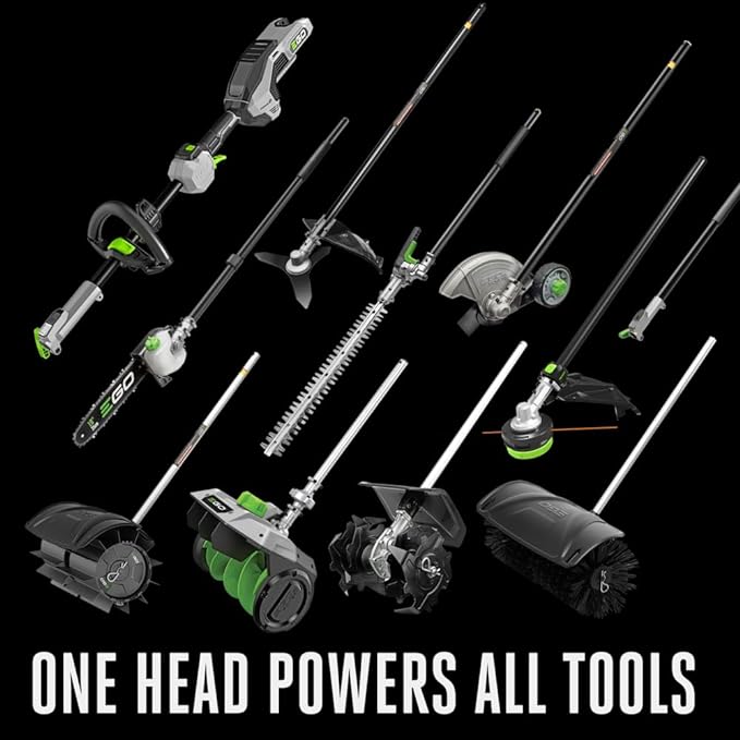 EGO Power+ MHC1603 Multi-Head Combo Kit 16-Inch 56-Volt Carbon Fiber String Trimmer with POWERLOAD & 8-Inch Carbon Fiber Edger Attachment & 56-Volt Power Head, 4.0Ah Battery and 320W Charger Included