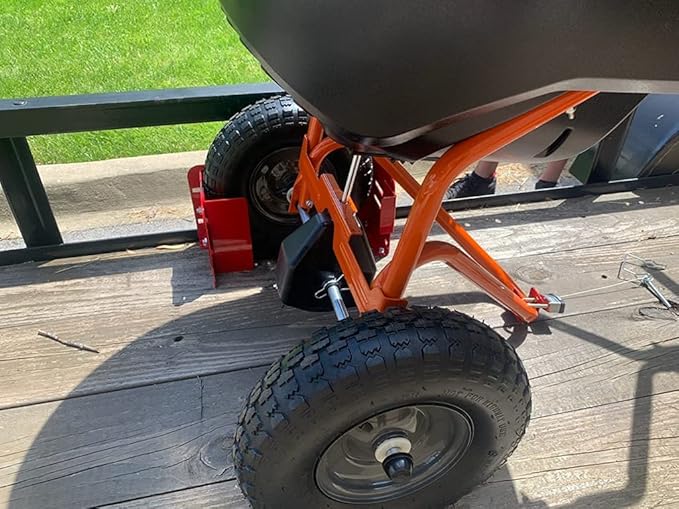 Jungle Jim's Jungle Boot to Secure Push and Some Commercial Mowers or Spreaders to Lawn and Landscape Trailer (Large)