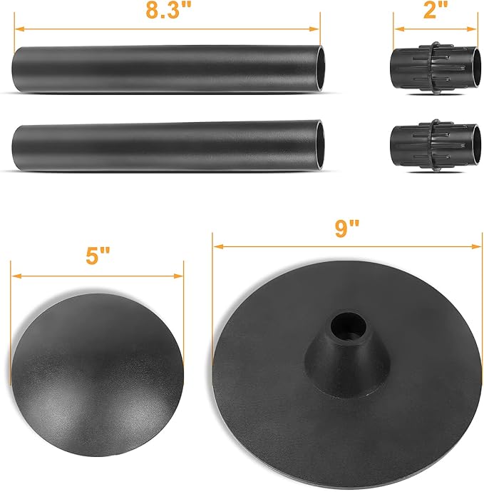 TBTeek Outdoor Patio Furniture Set Covers Support Pole System, Adjustable Pole System for 12'' or 20'' inch, Prevent Water Pooling and Collecting Debris, Fits All Patio Furniture Set Covers