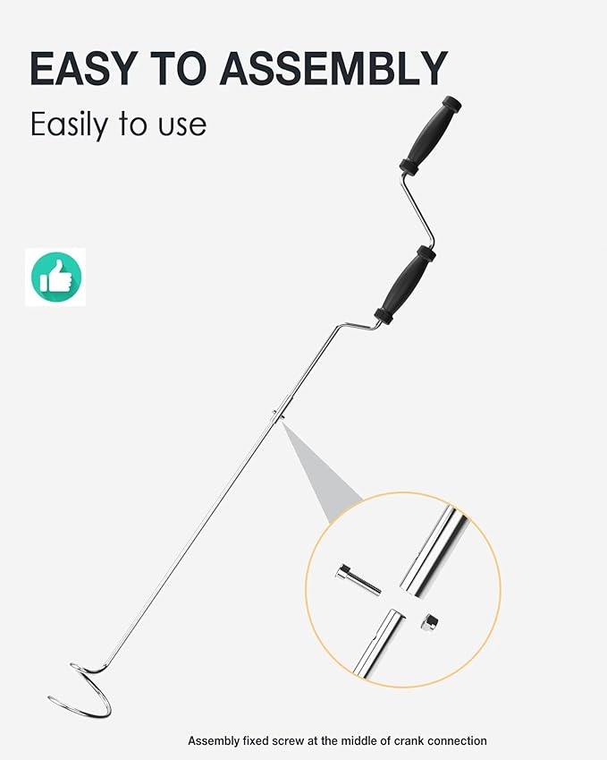 SQUEEZE master Compost Aerator-Compost Turner and Mixing Tool-Compost Aeration Tool