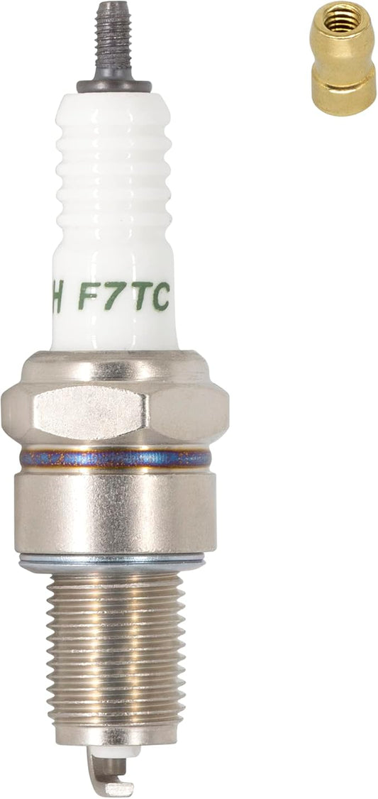 TORCH F7TC Spark Plug Replace for NGK 3785 BP7ES Spark Plug, Compatible with GX120 160 200 240 270 340 390 Generator Lawnmower Tractor Go Kart Mini Bike Polishing Machine 168F 168FA 168FB, OEM