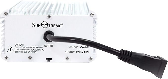 SunStream 1000 Watt HPS Light Dimmable Electronic Grow Light Ballast for Indoor Plant