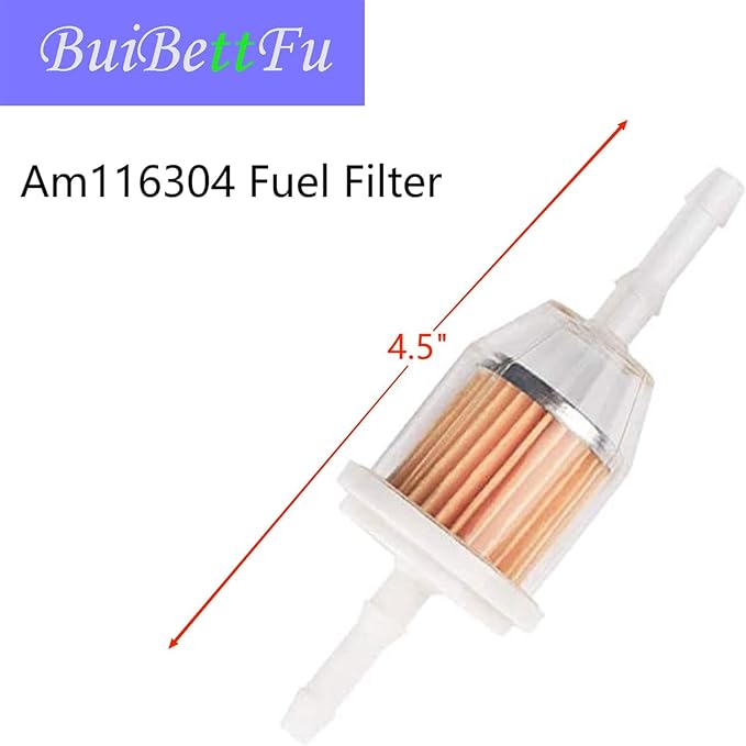 808656 Fuel Pump for B&S Lawn Mower Tractor Gas Vacuum Fuel Pump with Fuel Filter for Honda Yamaha 491922 691034 692313 808492 John Deere Kohler 17HP-25 HP Small Engine
