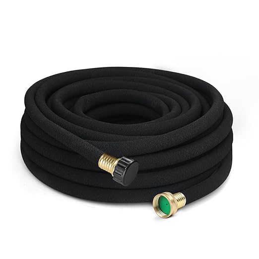 10 FT Soaker Hose 1/2" Heavy Duty Garden Hose to Save 70% Water Drip Irrigation Kit for Lawn/Yard Landscaping Beds (10FT)