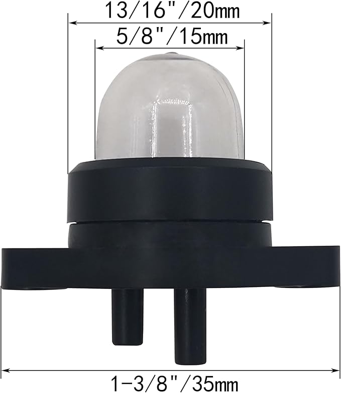 Primer Bulb Pump with Air Filter Fuel Filter Fuel Line Hose Tube Spark Plug for Poulan Pro Craftman Chainsaw Tune up kit Replaces 530037793, 188-513-1