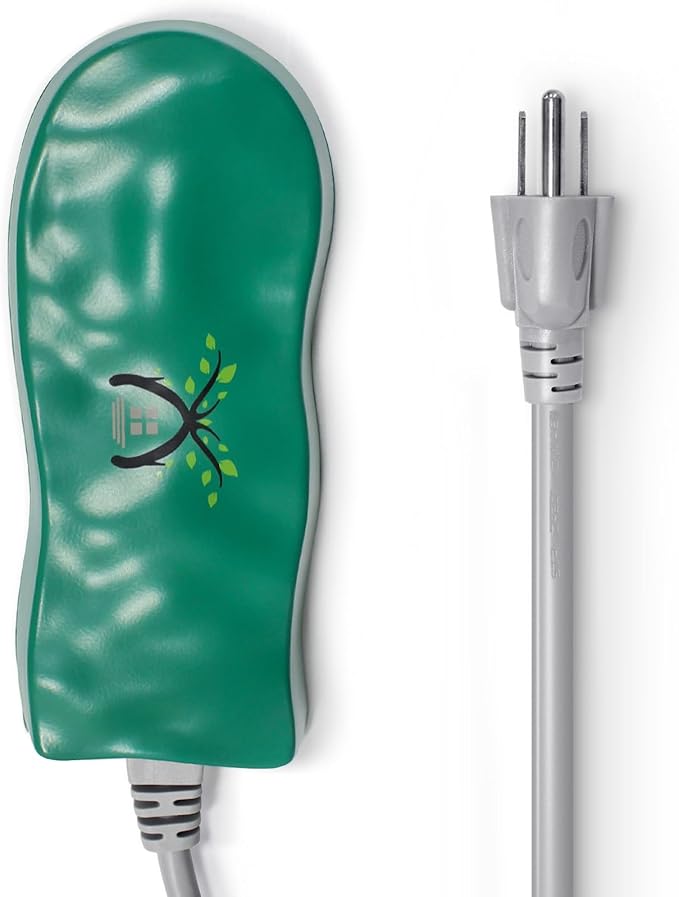 Birdbath Deicer Heater for Outdoors in Winter, Deicer for Birdbaths with Thermostatically Controlled, Made of Heavy Duty Premium Cast Aluminum, Perfect for Patio Yard and Lawn, 50 Watts, Green