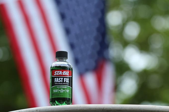 STA-BIL Fast Fix - Small Engine Treatment, Cleans Carburetors and Injectors, Fixes Rough Running Engines, Eliminates Water, Treats Up to 20 Gallons, 8oz (22304), Green (Pack of 2)