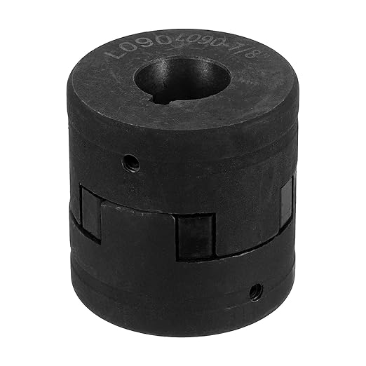 uxcell 7/8" to 7/8" L090 Flexible 3-Piece L-Jaw Coupling Coupler Set & Buna-N NBR Rubber Spider for Log Splitter Hybrid Equipment