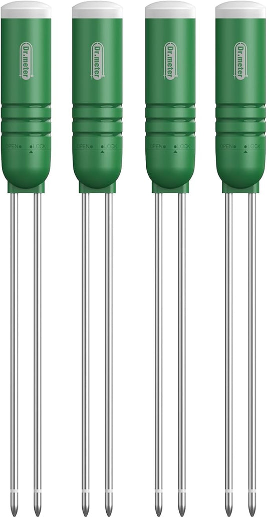 4 Pack Soil Humidity Sensor Probe, Plant Soil Moisture Meter, Accessory Only, Cannot Be Used Alone