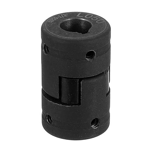 uxcell 1/2" to 1/2" L050 Flexible 3-Piece L-Jaw Coupling Coupler Set & Buna-N NBR Rubber Spider for Log Splitter Hybrid Equipment