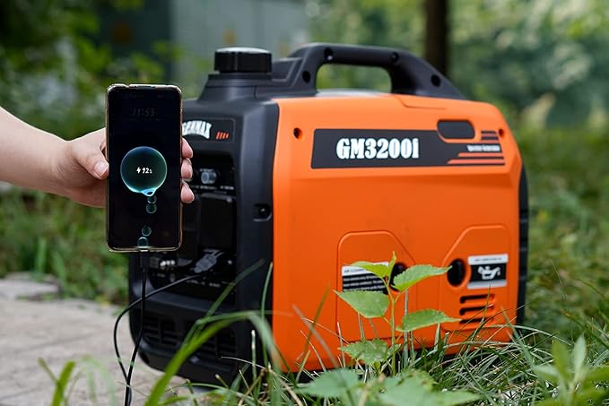 GENMAX Generator,EPA Compliant, Eco-Mode Feature, Ultra Lightweight for Backup Home Use & Camping