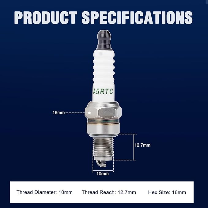 4 PACK CR5HSB Spark Plug for Torch A5RTC NGK CR5HSB Honda 98056-55777 EU2000I EU1000I Series Generators