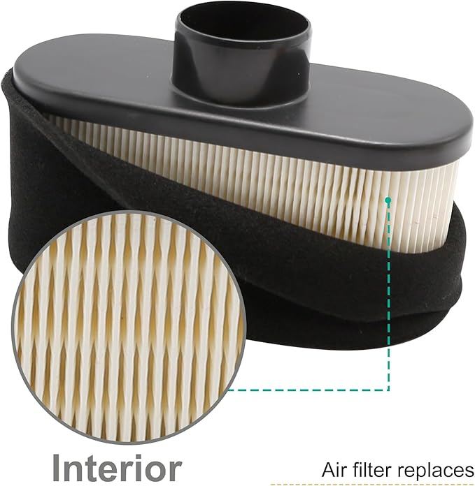 11013-7047 Air Filter 49065-7007 Oil Filter Tune Up Kit Replacement for Kawasaki FR651V FR691V FR730V FS481V FS541V FS600V FS651V FS691V FS730V 4-Cycle Engine Lawn Mower Tractor (Set B)