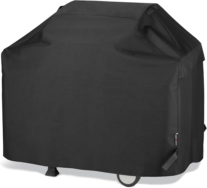 Unicook 50 Inch Outdoor BBQ Grill Cover with Air Vents/Handles/Straps, Heavy Duty Waterproof, Fade Resistant, Fits for Weber Char-Broil Nexgrill 2-3 Burner Gas Grills etc