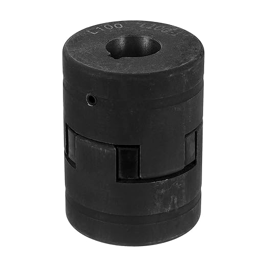 uxcell 1" to 1" L100 Flexible 3-Piece L-Jaw Coupling Coupler Set & Buna-N NBR Rubber Spider for Log Splitter Hybrid Equipment