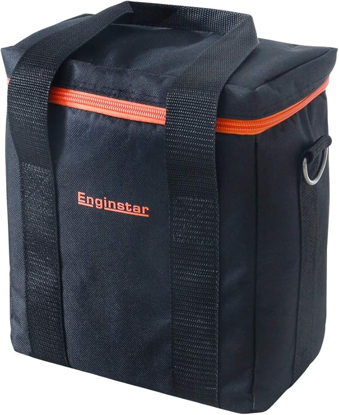 EnginStar Carrying Case Storage box Travel Business Lunch Bag Shockproof Universal Compatible for Jackery Portable Power Station, picnic camping wild fishing hunting - Black