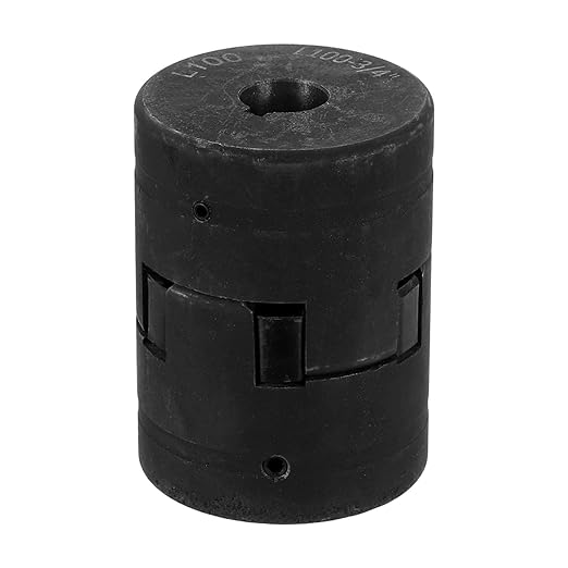 uxcell 3/4" to 1" L100 Flexible 3-Piece L-Jaw Coupling Coupler Set & Buna-N NBR Rubber Spider for Log Splitter Hybrid Equipment