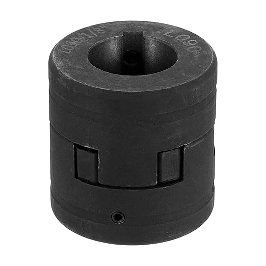 uxcell 7/16" to 1-1/8" L090 Flexible 3-Piece L-Jaw Coupling Coupler Set & Buna-N NBR Rubber Spider for Log Splitter Hybrid Equipment