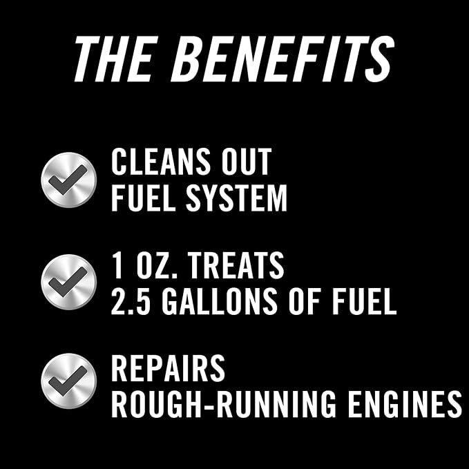 STA-BIL Fast Fix - Small Engine Treatment, Cleans Carburetors & Injectors, Fixes Rough Running Engines, Eliminates Water, Carb Cleaner & Fuel Injector Cleaner Treats Up to 10 Gallons, 4oz