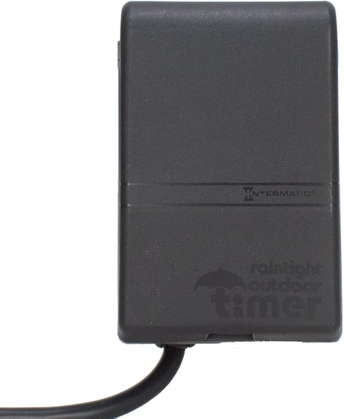 Intermatic HB11K Heavy-Duty Outdoor Plug-in Timer – 2 ON/2 Off Settings, 30-Min Minimum Intervals, Weatherproof Flip Cover, 15A/1800W, 1 HP Rated, 13" Cord – Ideal for Pool Pumps, Lights, Decorations