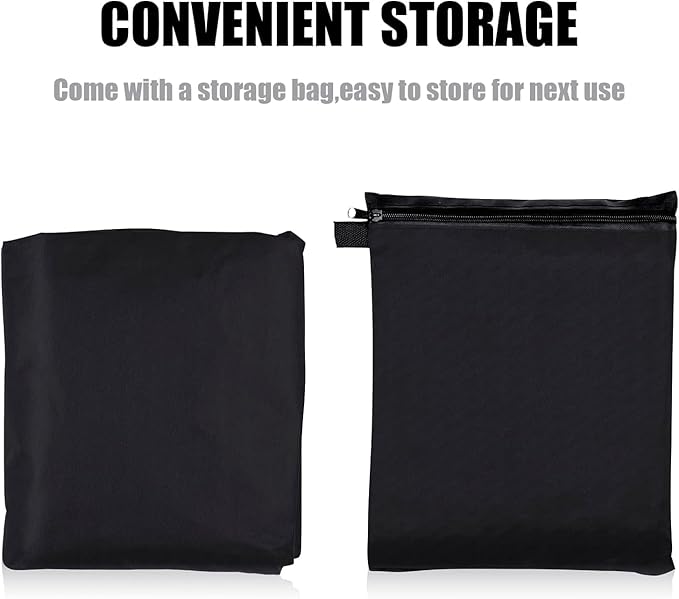 LCOGD Patio Furniture Cover,Outdoor Furniture Covers Waterproof General Purpose, Outdoor Sofa Sets Covers Heavy Duty Windproof Anti-UV118”Lx79”Wx30”H