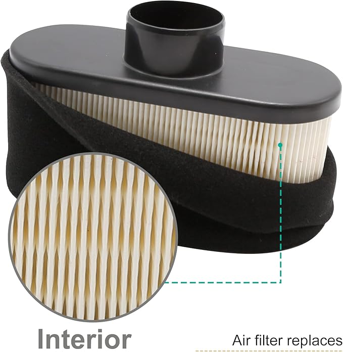 11013-7047 Air Filter 49065-7007 Oil Filter Tune Up Kit Replacement for Kawasaki FR651V FR691V FR730V FS481V FS541V FS600V FS651V FS691V FS730V 4-Cycle Engine Lawn Mower Tractor (Set A)