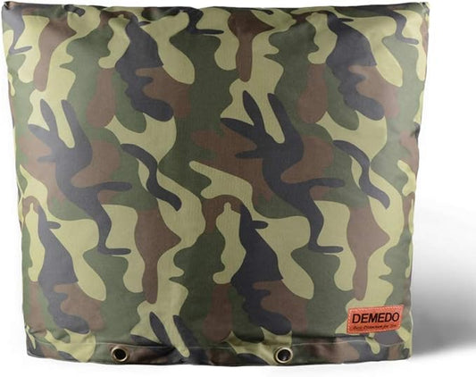 Backflow Preventer Insulation Cover - Water Pipe Insulation Sprinkler Cover for Outside - Insulated Backflow Cover Pouch for Irrigation Back Flow Valve in Winter or Sun Exposure (30" W x 24" H, CAMO)