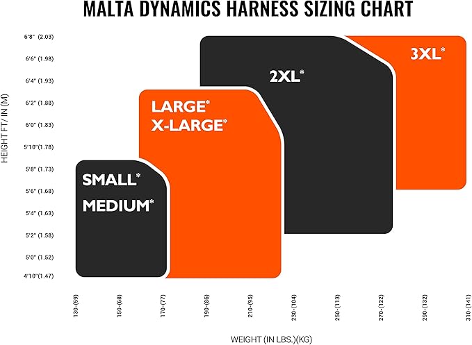Malta Dynamics Javelina Safety Harness for Fall Protection, Lightweight, Comfortable Construction Harness, Tongue & Buckle