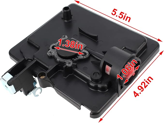 795259 Air Filter Cleaner Primer Base & 692298 Cover for Toro for MTD for Troy Bilt Lawn Mower w/Air Filter Cleaner 491588S Gasket Spark Plug 790849 699056 Springs Kit