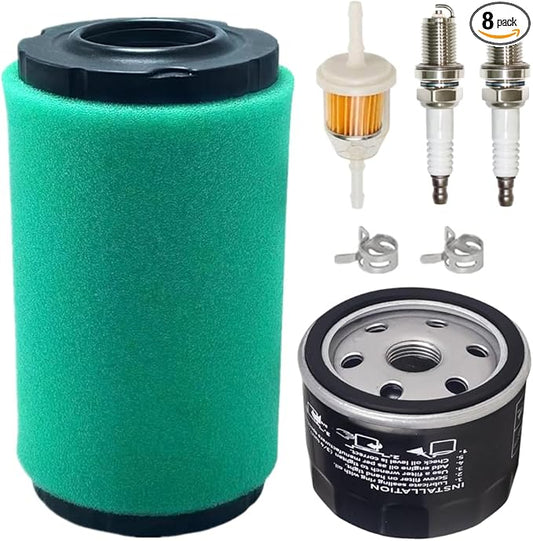 793569 Air Filter 793685 Pre Filter Tune Up Kit for B&S 33R877 31Q777 331777 Craftsman LT2000 YT3000 JD GY21055 MIU11511 LA115 LA125 D100 D110 D120 Mower Tractor