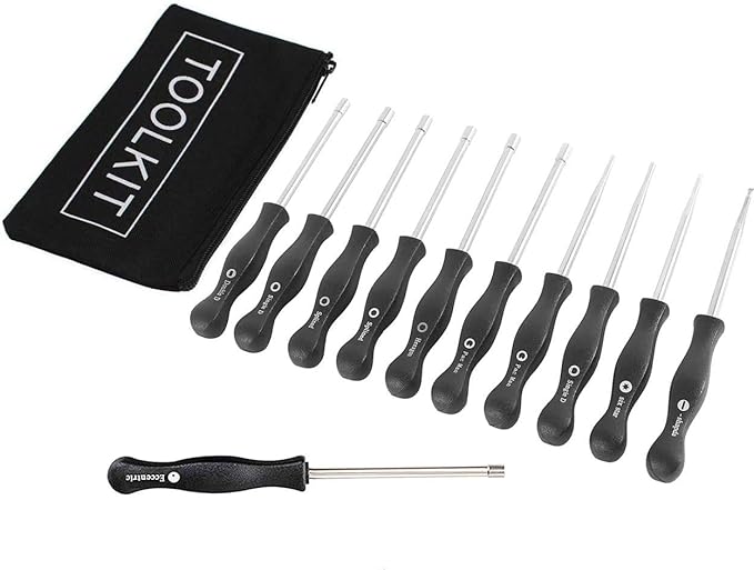 Carburetor Adjustment Tool Screwdriver Kit for 2 Cycle Small Engine Poulan Husqvarna ECHO Trimmer Weedeater Chainsaw,Carburetor Adjustment Tool Set Carburetor Tune up Adjusting Tool (11pcs +bag)