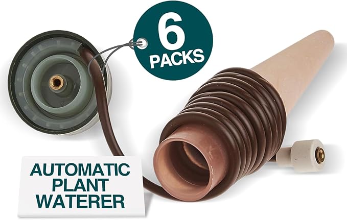 Blumat Classic (Jr.) Automatic Plant Watering Stakes (6 Pack) (Without Adapter)