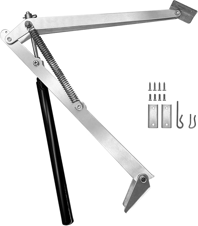 UYGALAXY Greenhouse Automatic Window Opener Kit - Roof Vent Auto Opener Solar Heat Sensitive Agricutural Lift Up to 15lbs Dual Spring Opener for Ventilation