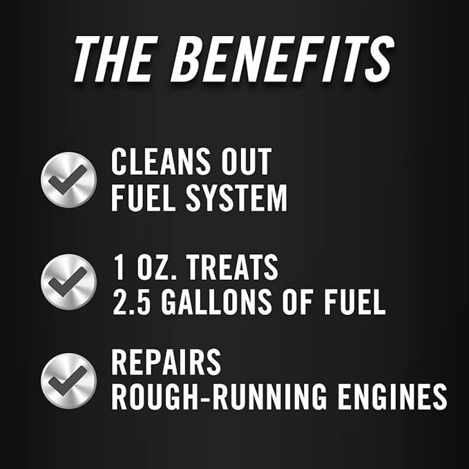 STA-BIL Fast Fix - Small Engine Treatment, Cleans Carburetors & Injectors, Fixes Rough Running Engines, Eliminates Water, Carb Cleaner & Fuel Injector Cleaner, 8oz (12 Pack)