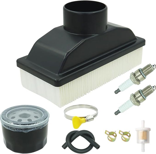11013-0727 Air Filter Compatible with Kawasaki FR541V FR600V Tune Up Kits 4-Cycle Engines Lawn Mower with KM-49065-7007 Oil Filter