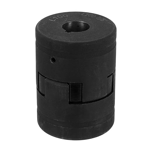 uxcell 7/8" to 1" L100 Flexible 3-Piece L-Jaw Coupling Coupler Set & Buna-N NBR Rubber Spider for Log Splitter Hybrid Equipment