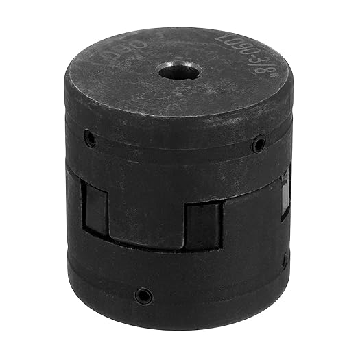 uxcell 3/8" to 7/8" L090 Flexible 3-Piece L-Jaw Coupling Coupler Set & Buna-N NBR Rubber Spider for Log Splitter Hybrid Equipment