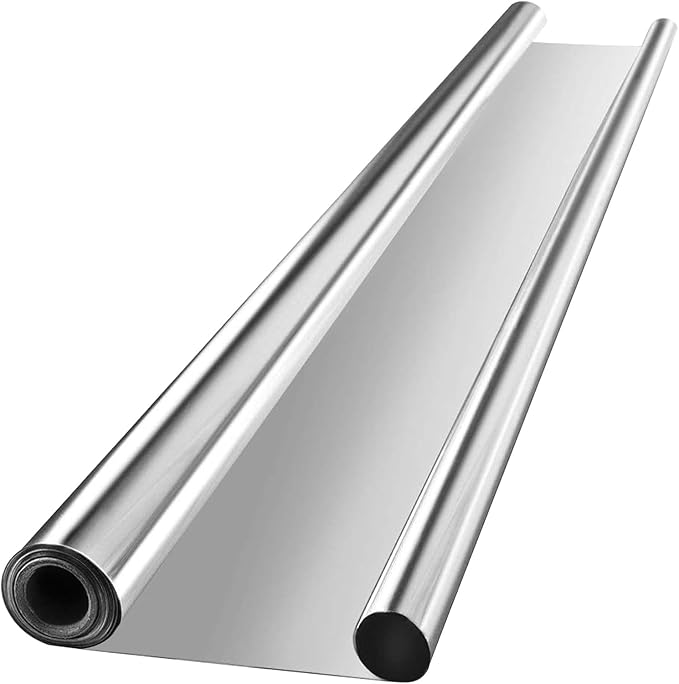 VIVOSUN Highly Reflective Mylar Film Roll 4FT x 100FT for Outdoor Grow Room Indoor Decoration Aluminum Paint Coated 2 Mil Silver
