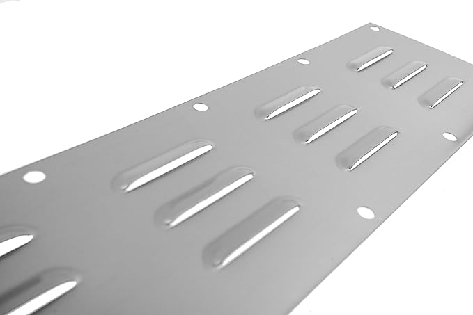 Stainless Steel Venting Panel for Grill Accessory, Masonry Fire Pits and Outdoor Kitchens, 15" by 4-1/2"