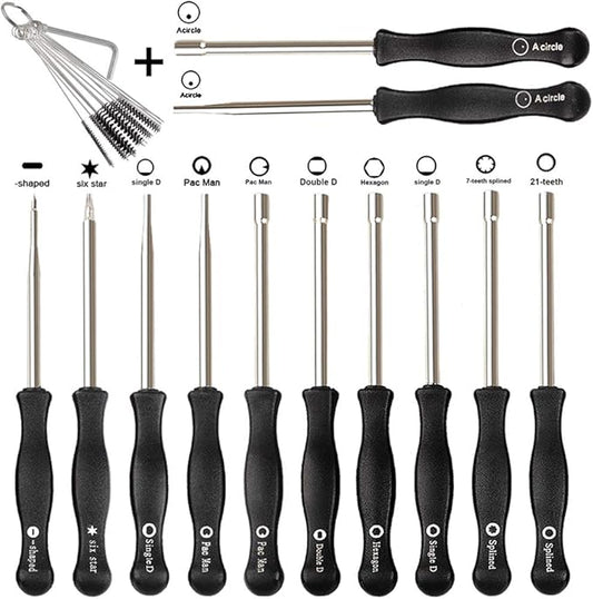 Pack-of-12 Carburetor Adjustment Tool Tune up kit Carb Adjusting Tool for Common 2 Cycle Small Engine Echo STIHL Poulan Husqvarna MTD Ryobi Homelite Trimmer Weed Eater Chainsaw