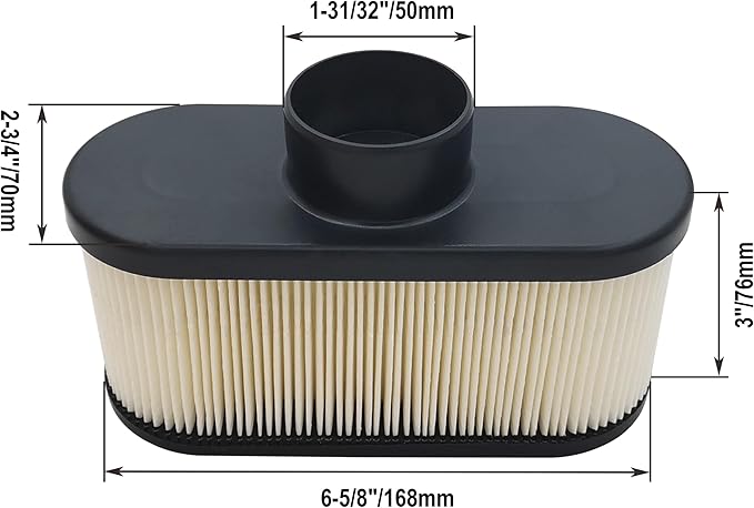 FR651V Air Filter for Kawasaki FR691V FR730V FS481V FS541V FS600V FS651V FS691V FS730V Engine Lawn Mower tractor, with Pre Filter Fuel filter tune up kit, Replace 11013-0752