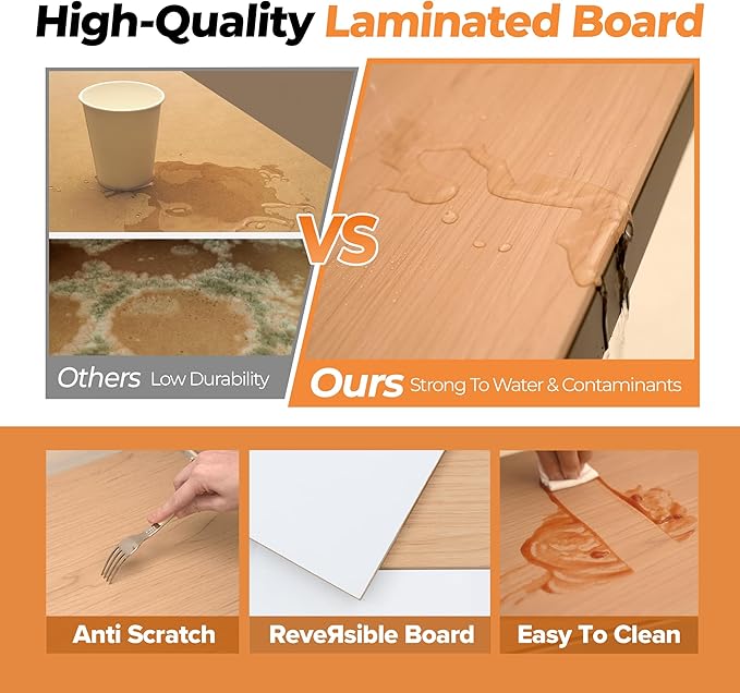 HOMEDANT 5 Tier Storage Shelves Adjustable Laminated Boltless Garage Metal Shelving Unit Heavy Duty Utility Rack Shelf Warehouse Pantry Closet Kitchen 35.9" W x 16.2" D x 71.3" H 2Pack