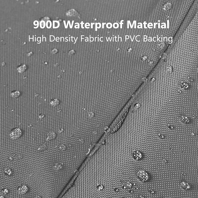 Log Splitter Cover Waterproof 900D Oxford Cloth 83" x 45" x 39" Suitable for 15-45 ton Gas or Electric Log splitters Weather-Resistant Wood Splitter Cover (15-45 Ton Grey)