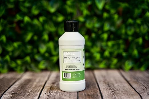 VermisTerra Vitality 8 oz - Houseplant and Indoor Plant Food, Mother Earth's Balanced Fertilizer, Organic, Root Cuttings, No Harmful Chemicals, will not burn plants, Lush Growth. No Odor, Reduce Shock
