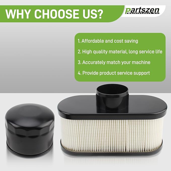 49065-7007 Oil Filter 11013-0752 Air Filter for Kawasaki FR651V FR691V FR730V FS481V FS541V Lawn Mower Tractor Parts with Tune Up Kit