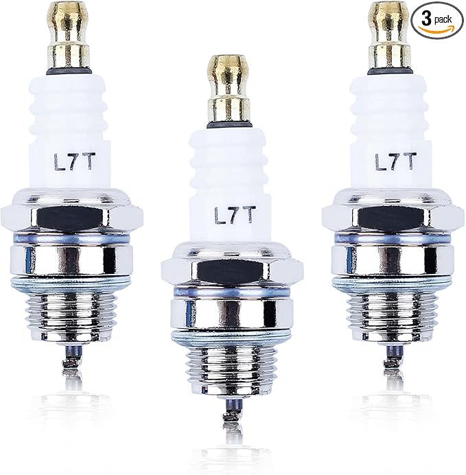 Spark Plug Replacement for NGK BPMR7A, L7T and for Champion CJ8 RCJ6Y RCJ7Y & More Types Sparkplug - Adofol Spark Plugs Fit for Stihl 017 018 MS170 MS180 MS290 MS310 MS390 029 039 Chainsaw, 3 Pack